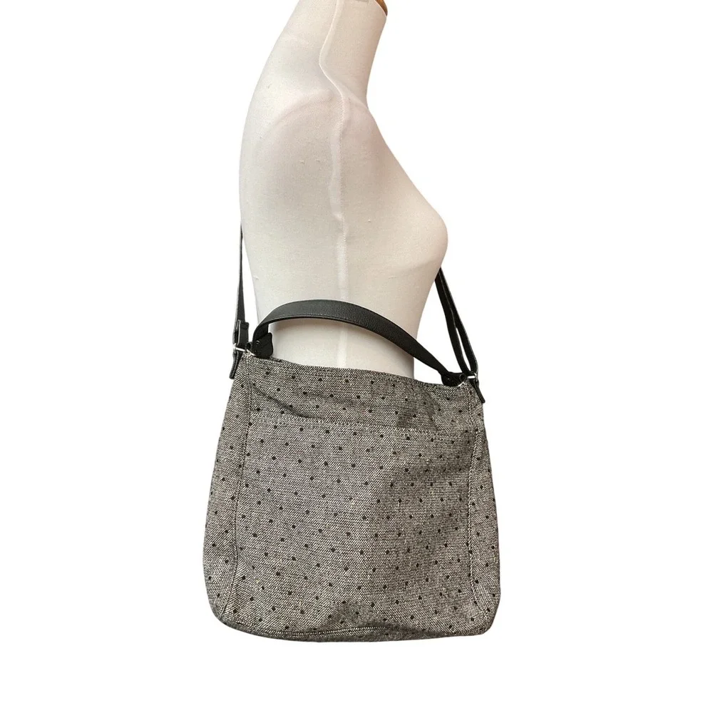 thirty-one‎ Women's Black Tweed Dot Casual Top Handle Crossbody Bag One Size